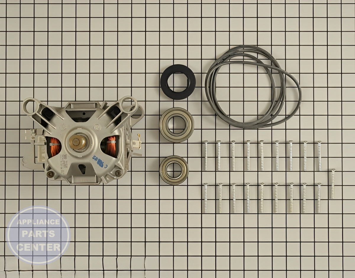 BOSCH WASHER MOTOR 00145327 - Detailed view of durable construction and reliable design