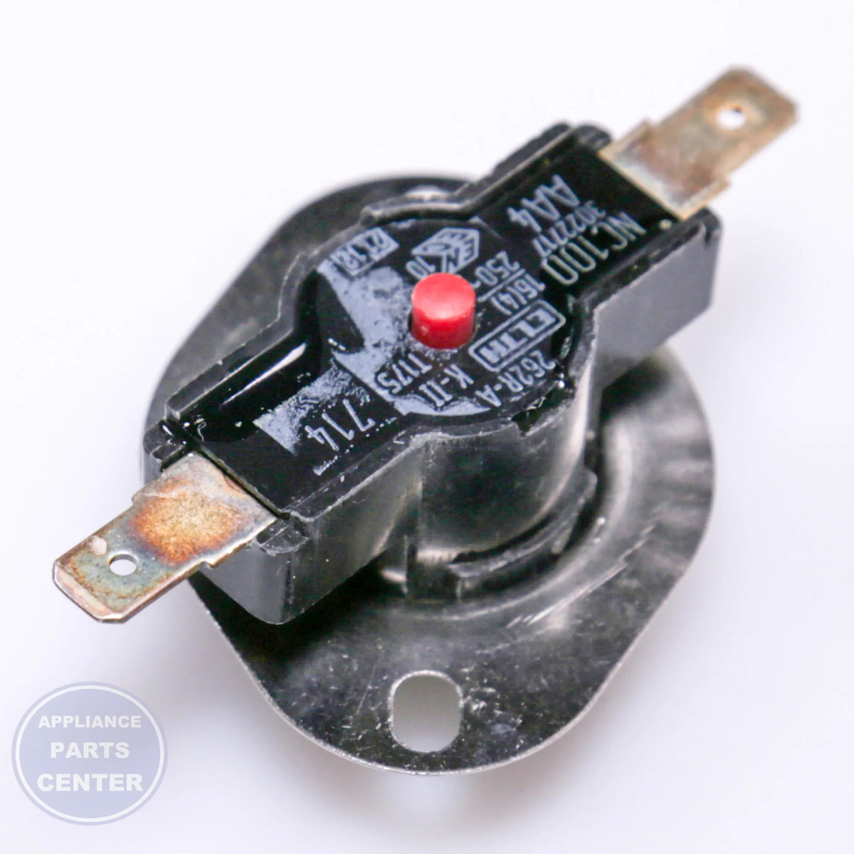 LIMITER-TEMPERATURE 00170857 - Side view with precise temperature limits