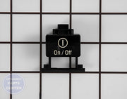 BOSCH DISHWASHER PUSH BUTTON CAP 00184590 - Main view showing knob & button functions for BOSCH models