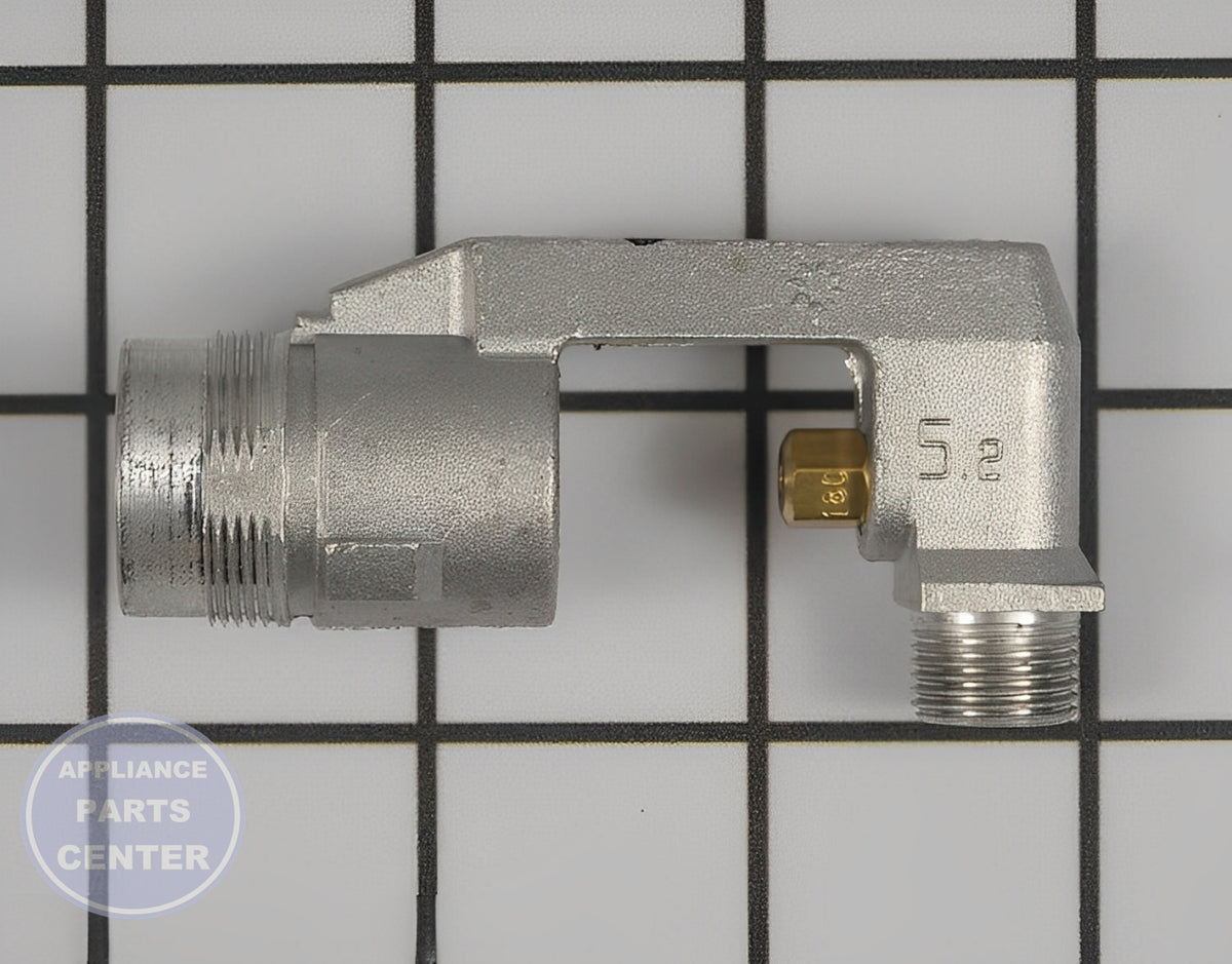 BOSCH OVEN HOLDER 00188976 - Side view with gas burner & control valve support