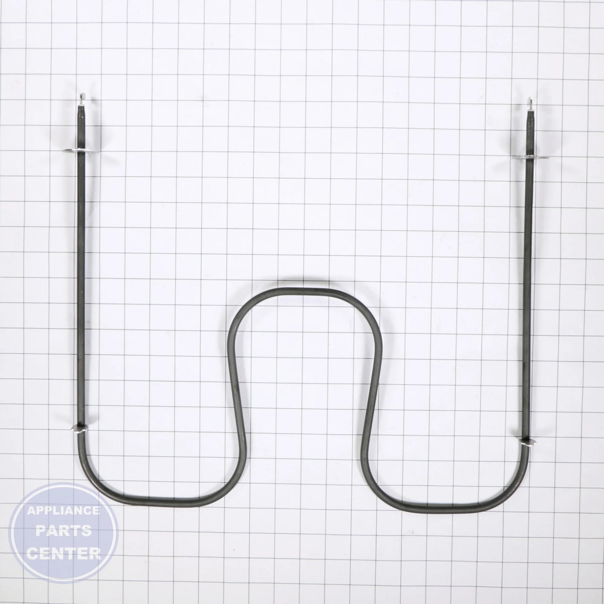 HEATING ELEMENT 00219071 - Side view with precise measurements