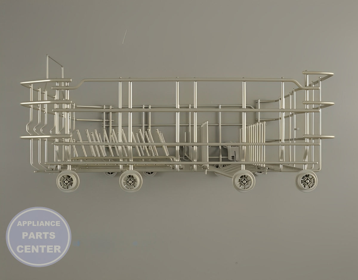 BOSCH DISHWASHER CROCKERY BASKET 00249276 - Side view with efficient dimensions and specs