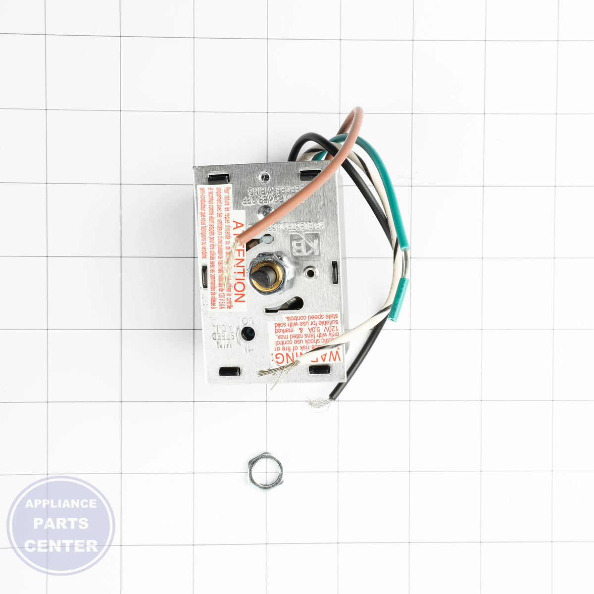 SWITCH 00414750 - Side view with precise specifications