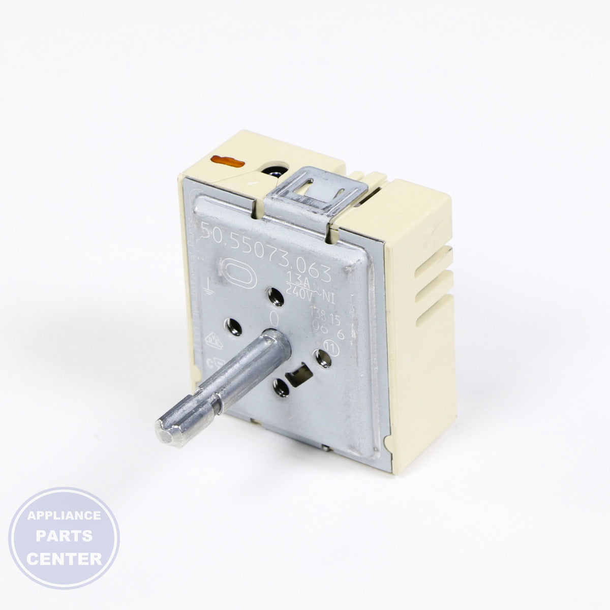 ENERGY REGULATOR 00422133 - Side view with precise measurements