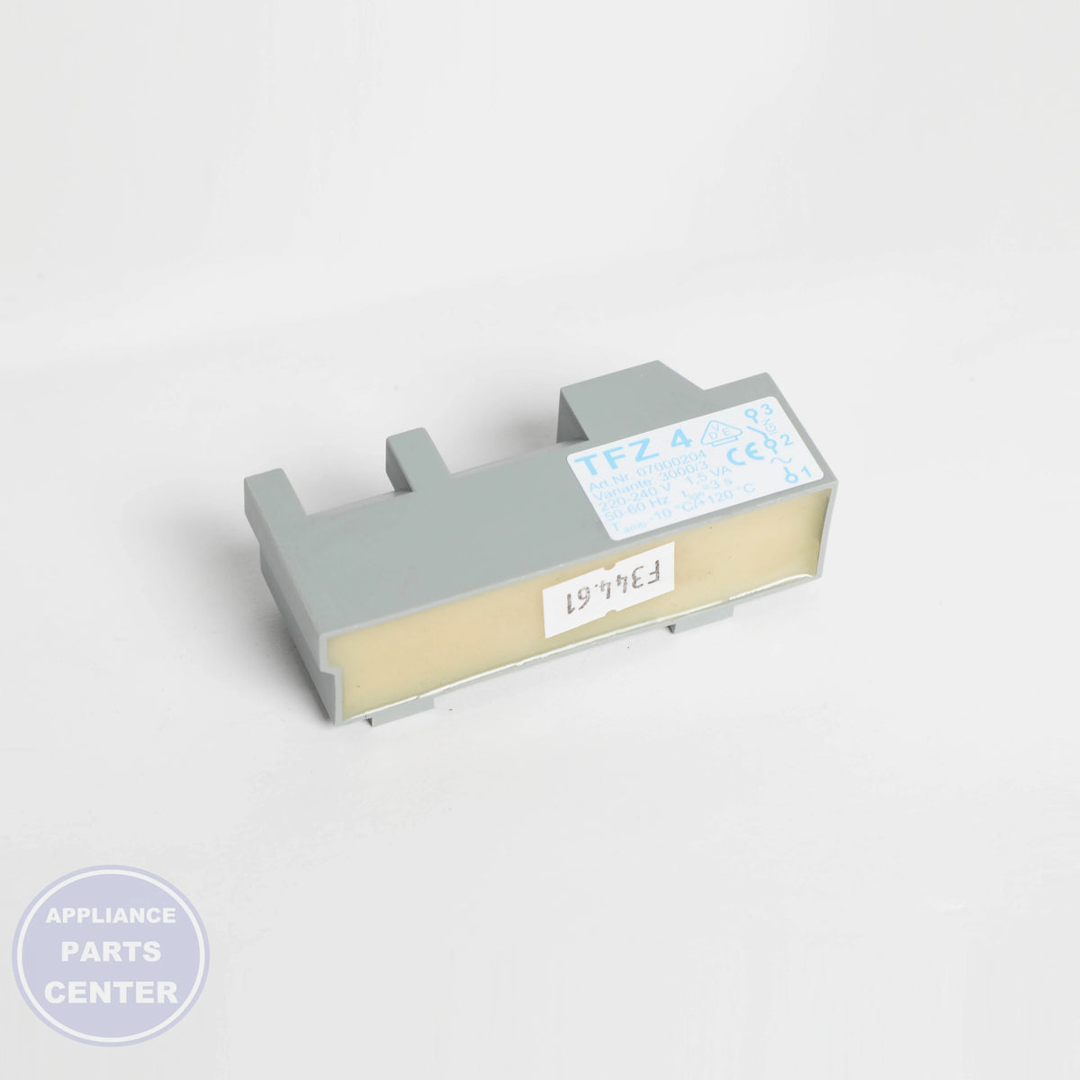 TRANSFORMER-IGNITION 00422149 - Side view with precise specifications