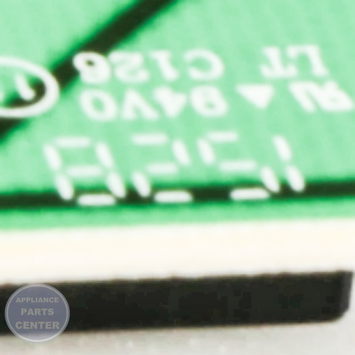 PC BOARD-RECEIVER/IR 00422613 - Side view with precise measurements