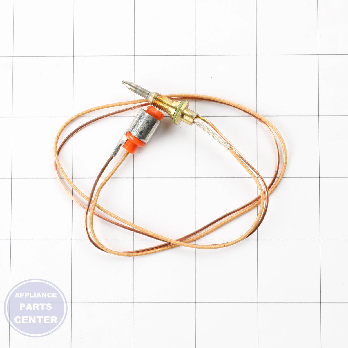 WOK THERMOCOUPLE 00425491 - Side view with precise heat control specs