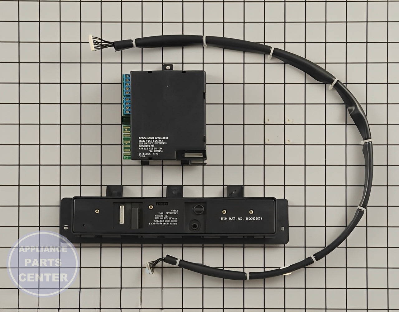 BOSCH OVEN CONTROL UNIT 00427159 - Side view with Circuit Board specifications