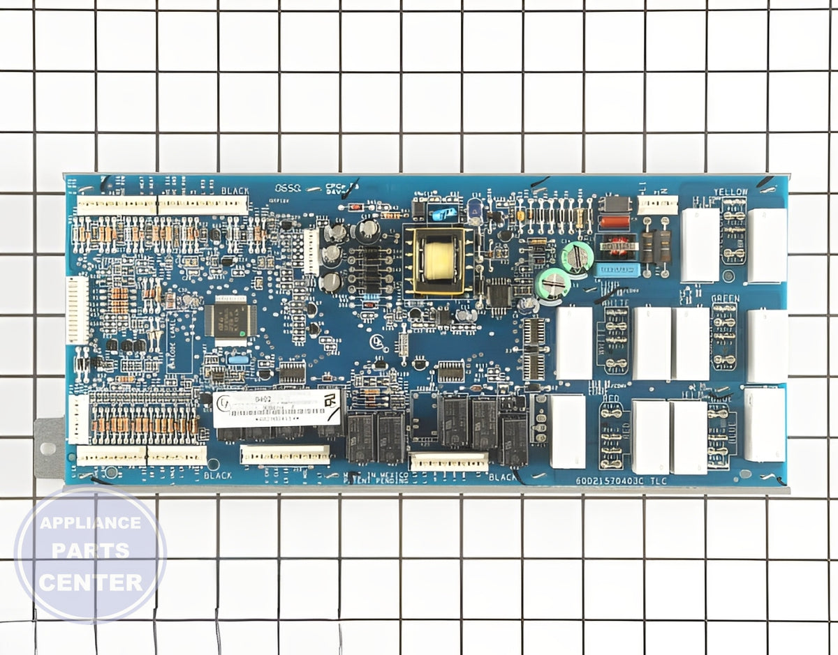 Thermador Relay Board 00427199 - Main view showing Circuit Board & Timer for Thermador Bosch Range/Stove/Oven, Oven/Microwave Combo