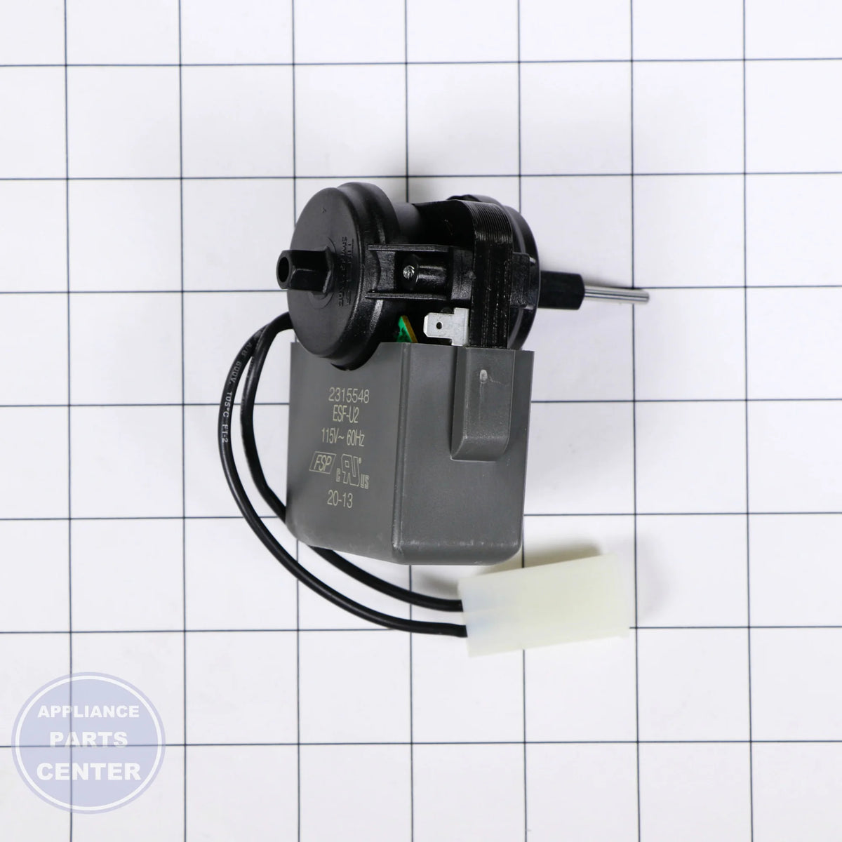 BLOWER MOTOR 00436784 - Side view with 500 CFM capacity