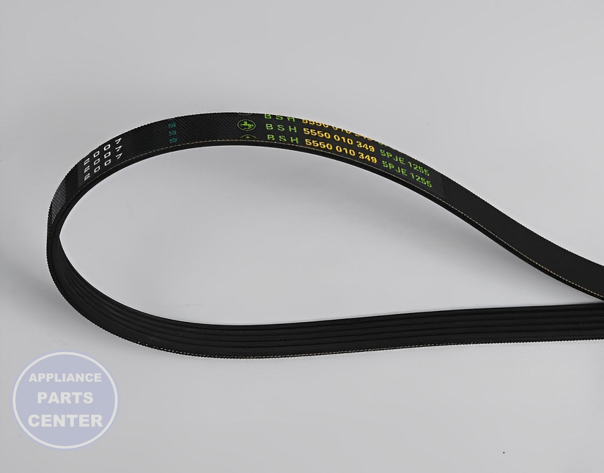 BOSCH WASHER DRIVE BELT 00439490 - Main view showing durable construction for BOSCH 00360829 series