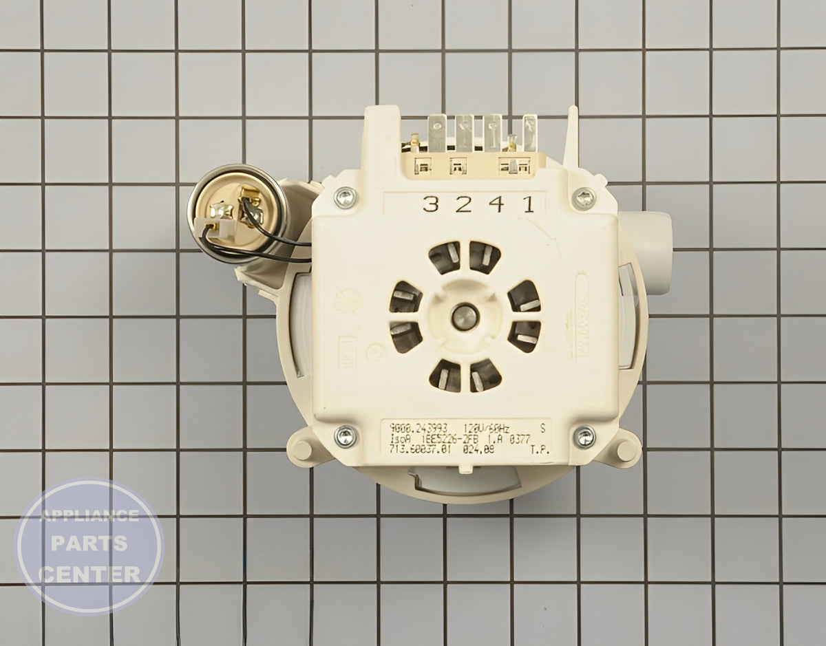 BOSCH DISHWASHER CIRCULATING PUMP 00442548 - Detailed view of durable pump construction