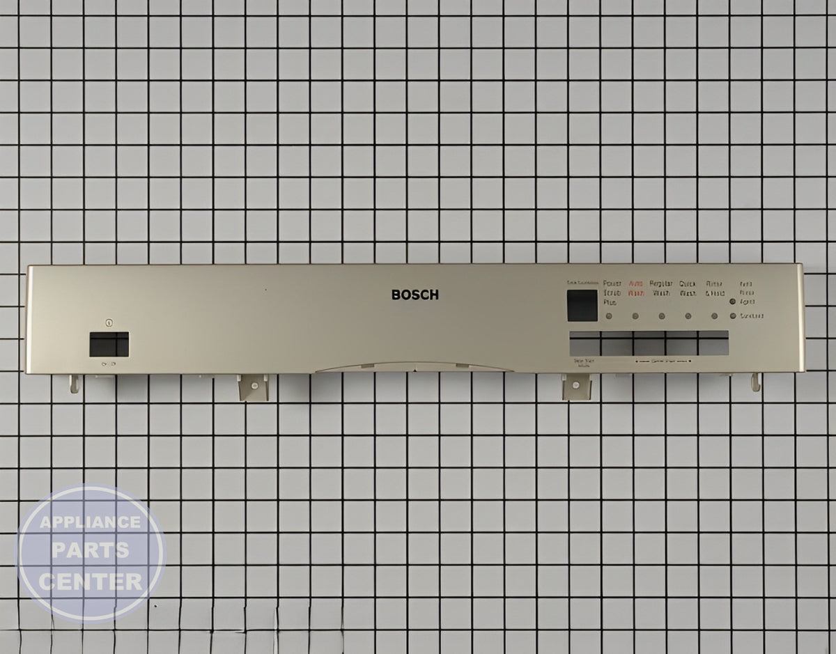 BOSCH DISHWASHER FACIA PANEL 00444918 - Main view showing sleek design for BOS models