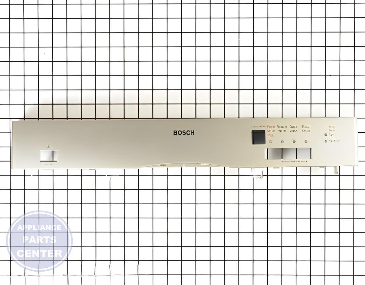BOSCH DISHWASHER FASCIA PANEL 00475225 - Main view showing sleek design for BOSCH dishwasher models