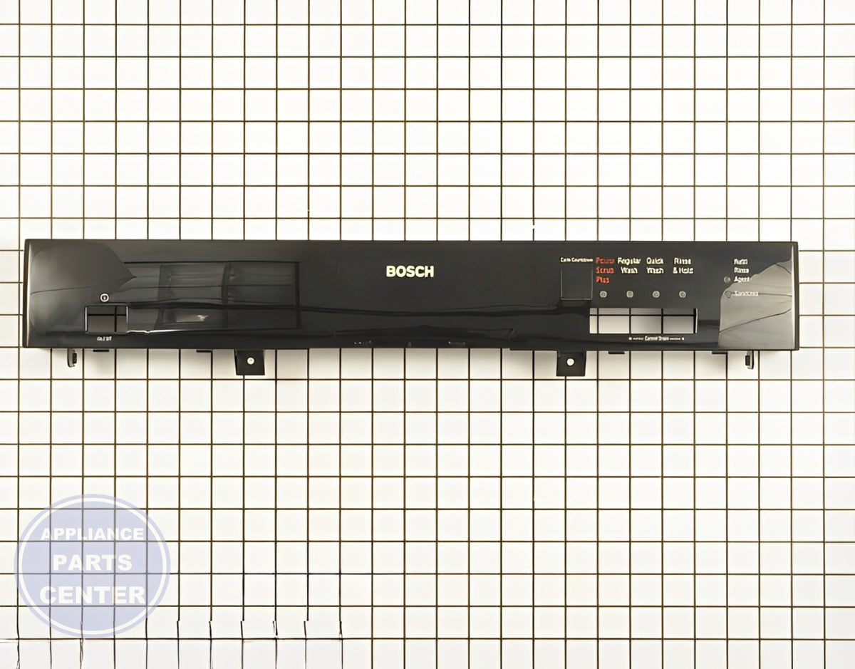 BOSCH DISHWASHER FACIA PANEL 00475226 - Main view showing sleek design for BOSCH dishwasher models