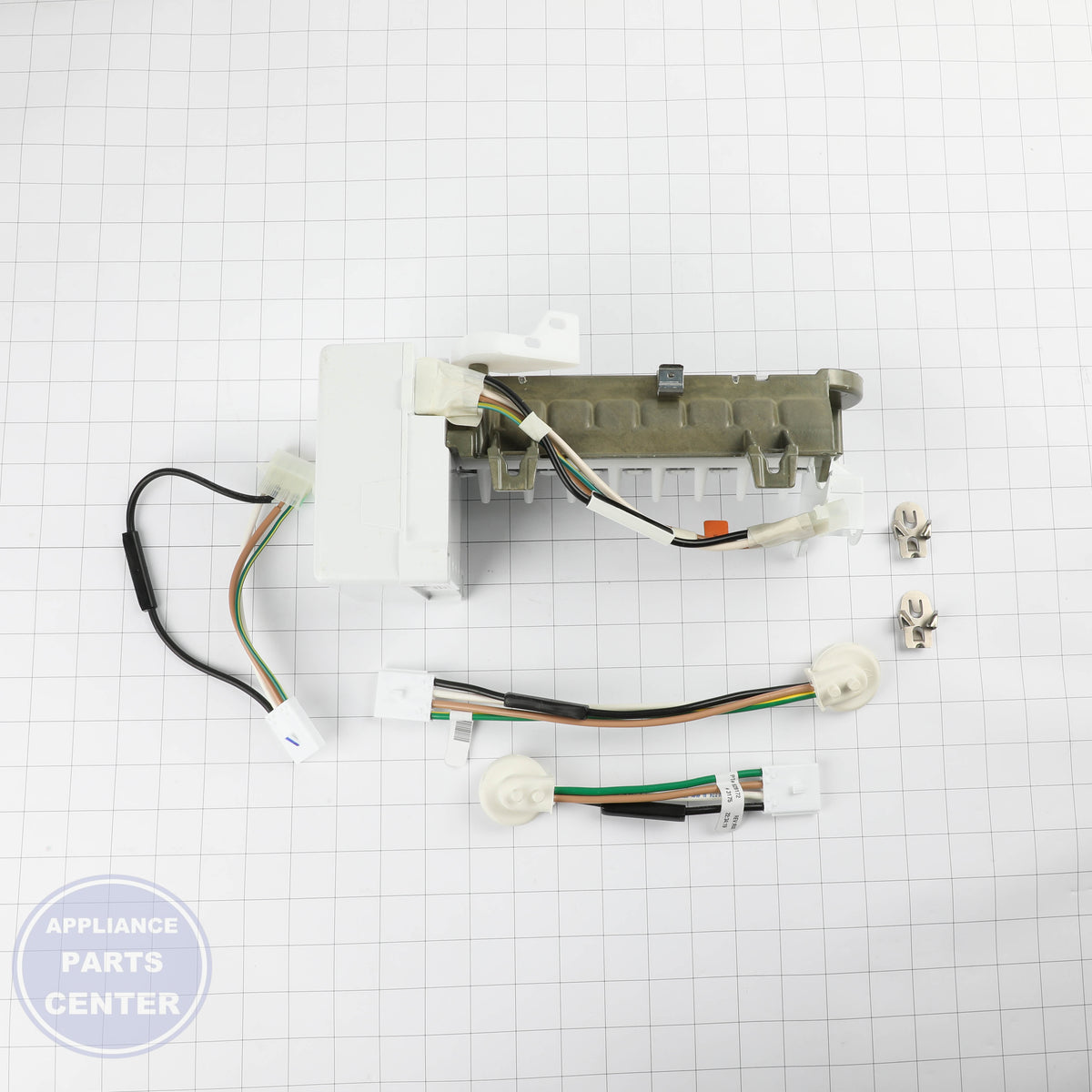 BSH ICE CONTAINER 00487783 - Installation in specific model showing mounting points