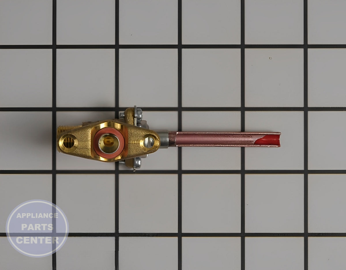 BOSCH OVEN VALVE 00603716 - Side view with high-temperature specs
