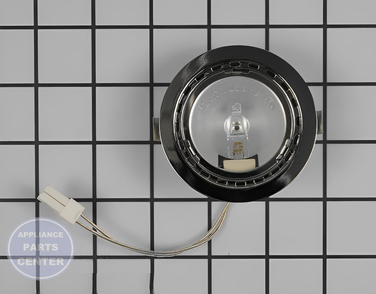 BOSCH OVEN COMPLETE HALOGEN LAMP 00606646 - Main view showing bright illumination for BOS models