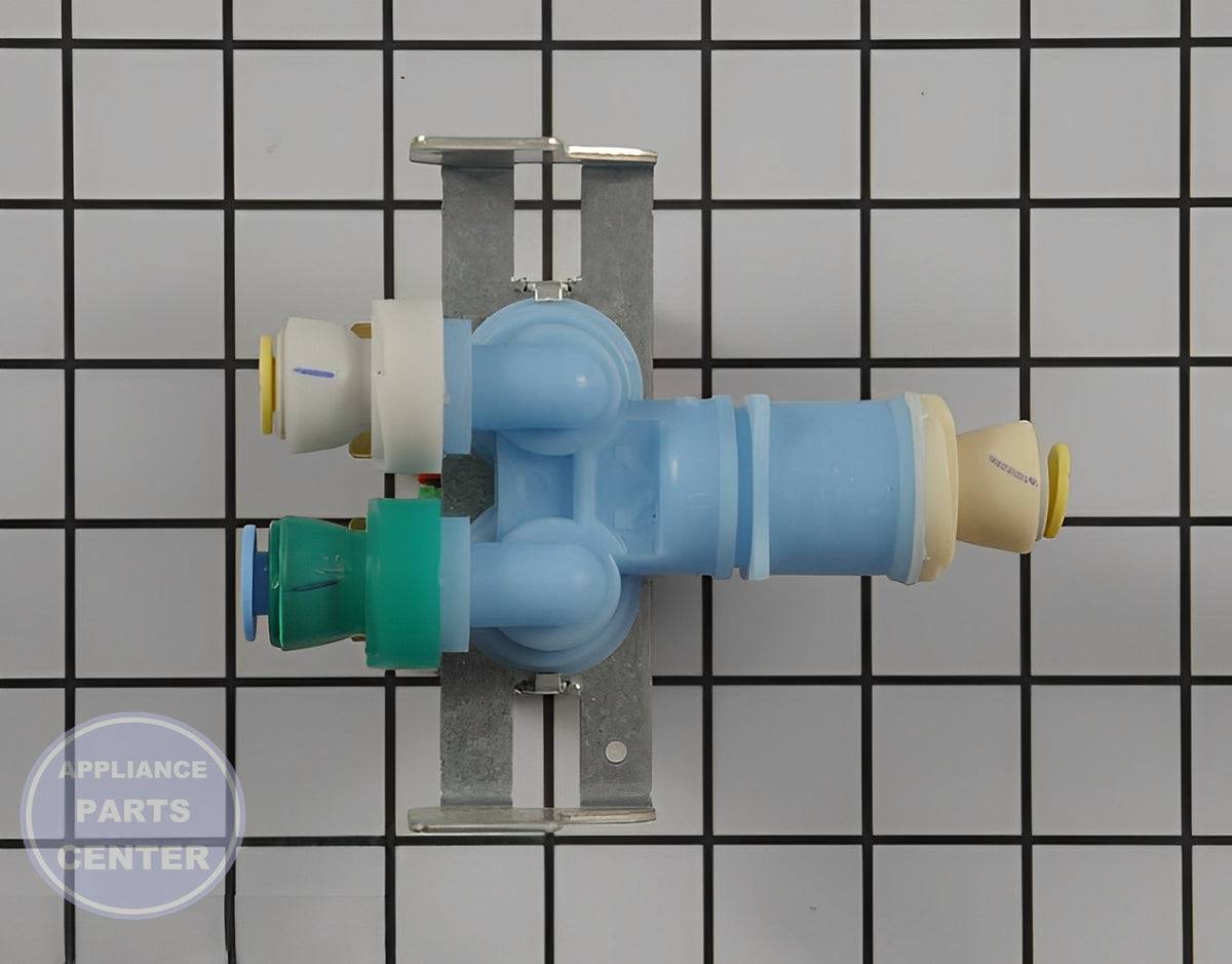 Water Inlet Valve 00609284 - Side view with X inches measurements