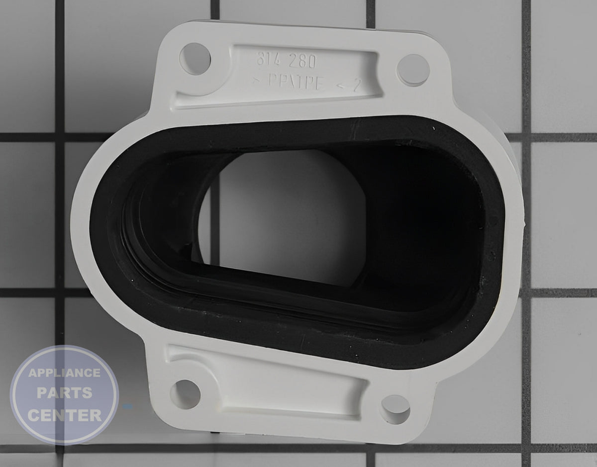 BOSCH DISHWASHER ADAPTER 00611569 - Side view with precise measurements
