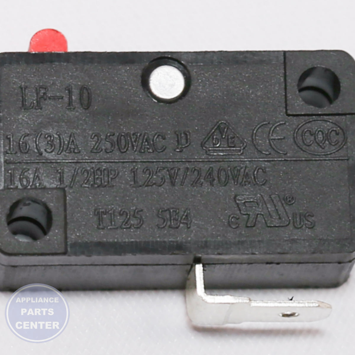 MICROSWITCH 00614767 - Side view with precise measurements
