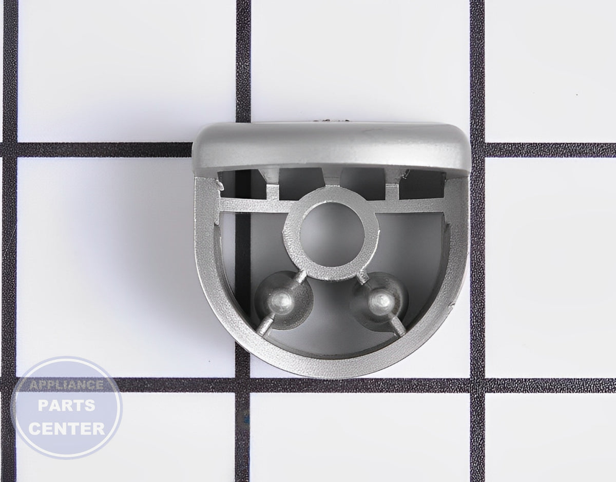BOSCH DISHWASHER HANDLE CAP 00615352 - Side view with precise measurements