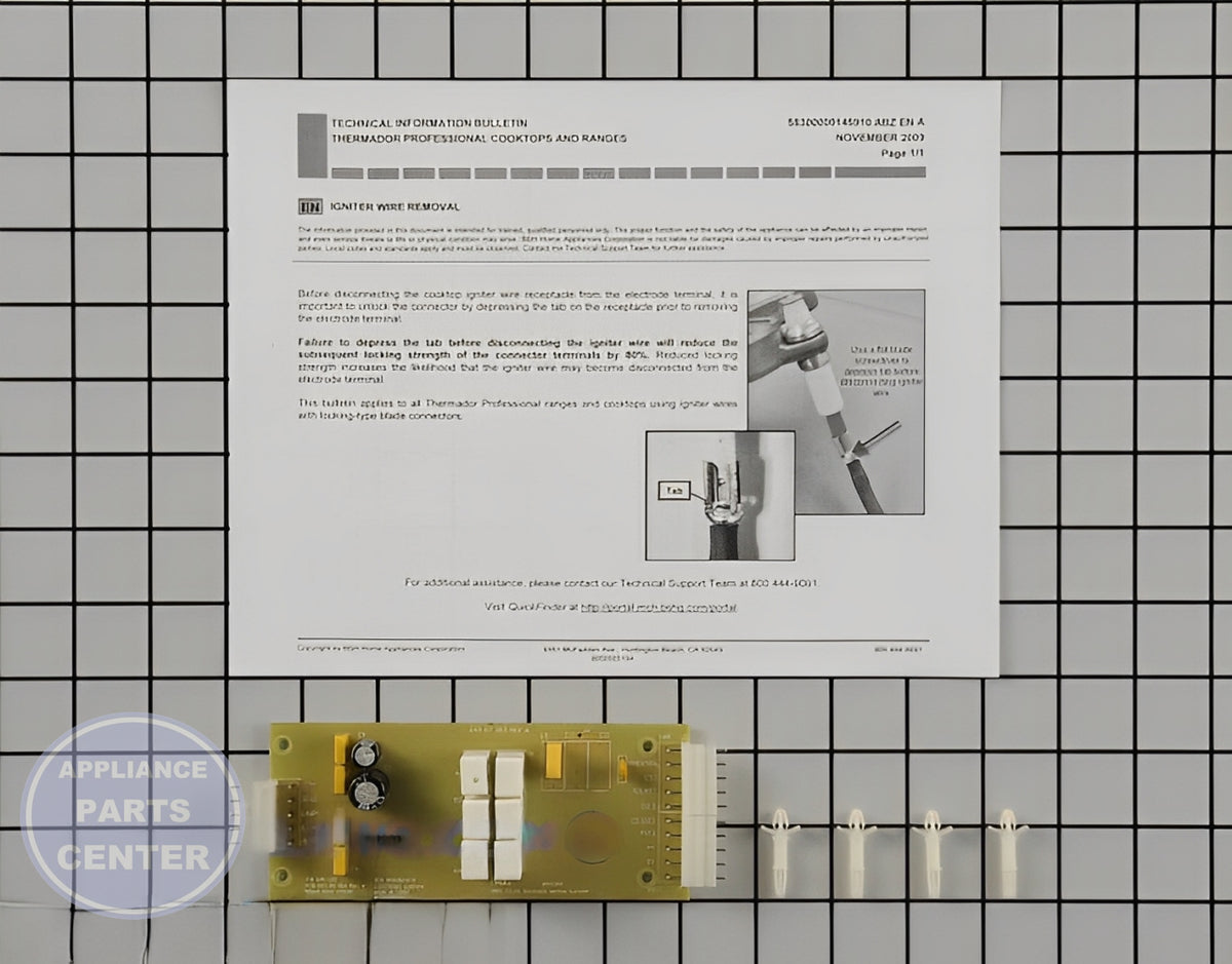 BOSCH OVEN FIXING KIT 00619016 - Main view showing Circuit Board & Timer for BOS Range/Stove/Oven models
