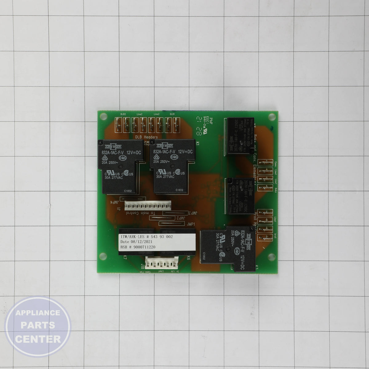 BSH PC BOARD 00623572 - Installation in BSH model showcasing mount points
