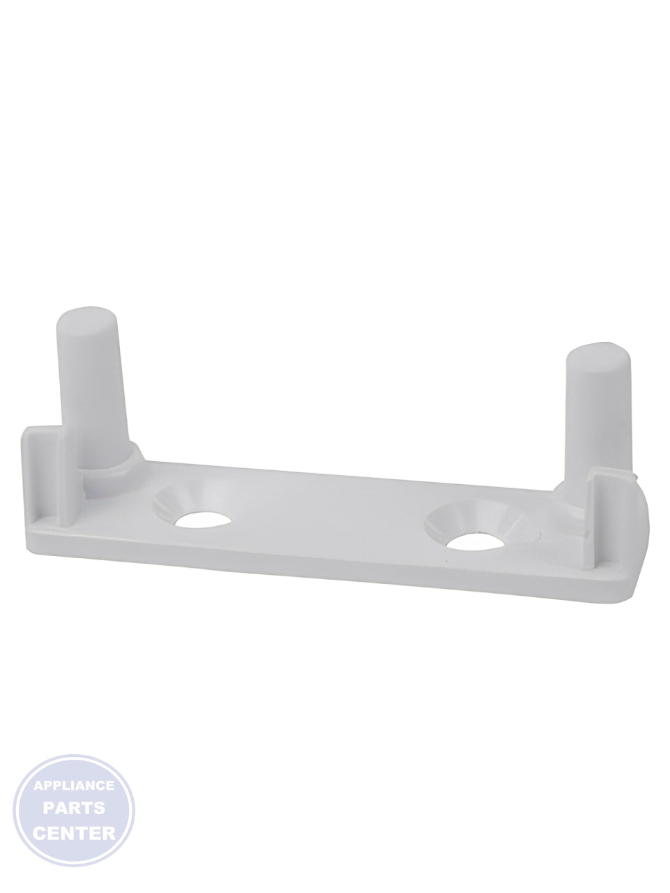 BOSCH REFRIGERATOR HINGE COVER 00625187 - Side view with precise measurements