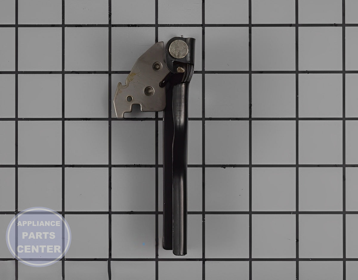 BOSCH OVEN DOOR HINGE 00631517 - Side view with precise measurements