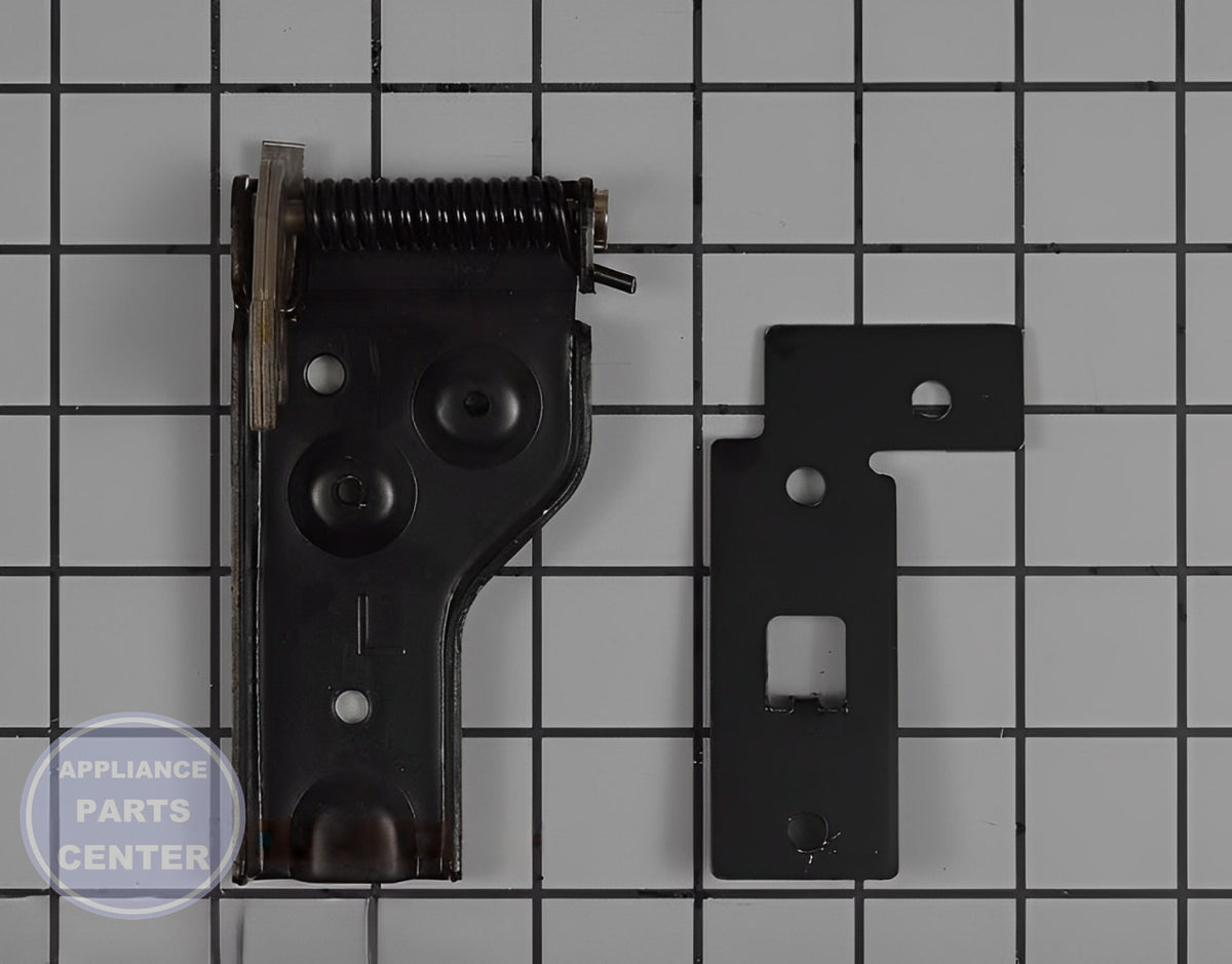 BOSCH OVEN DOOR HINGE 00631517 - Installation in BOS model showing key mounting points