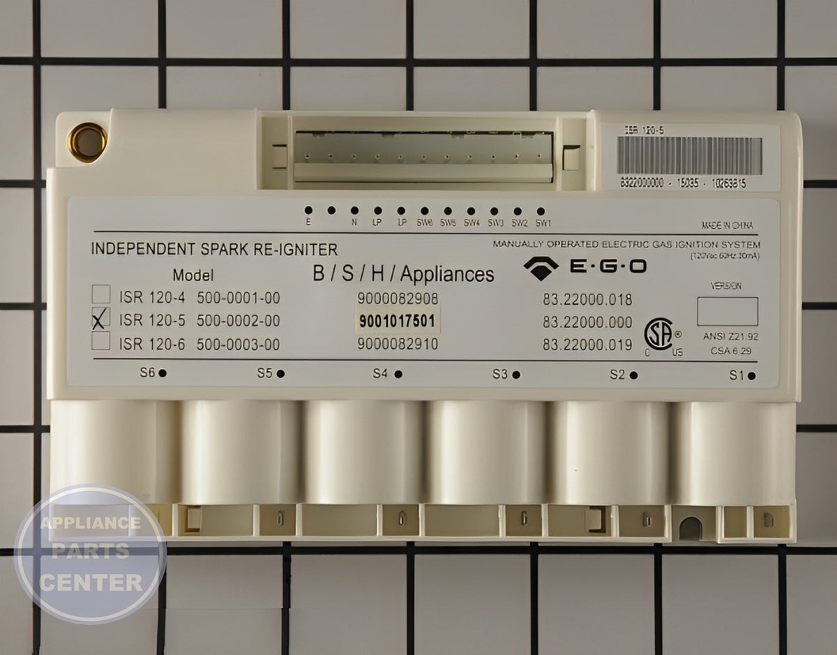 BOSCH DISHWASHER IGNITION DEVICE 00635046 - Main view showing ignition controls for BOSCH Range/Stove/Oven models