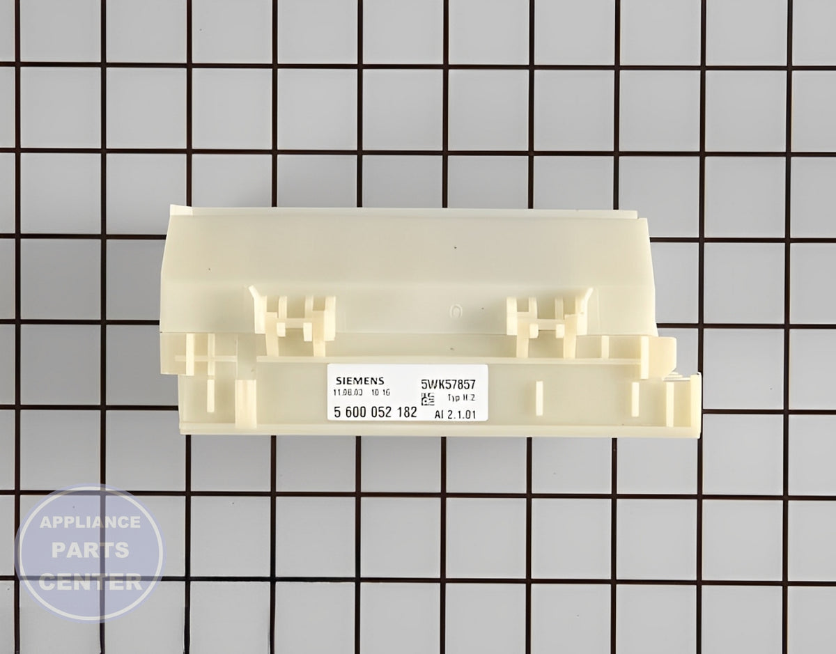 BOSCH DISHWASHER CONTROL UNIT 00647474 - Detailed view of circuit board & timer