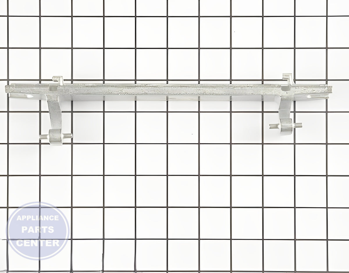 BOSCH WASHER DOOR HINGE 00651004 - Side view with precise measurements