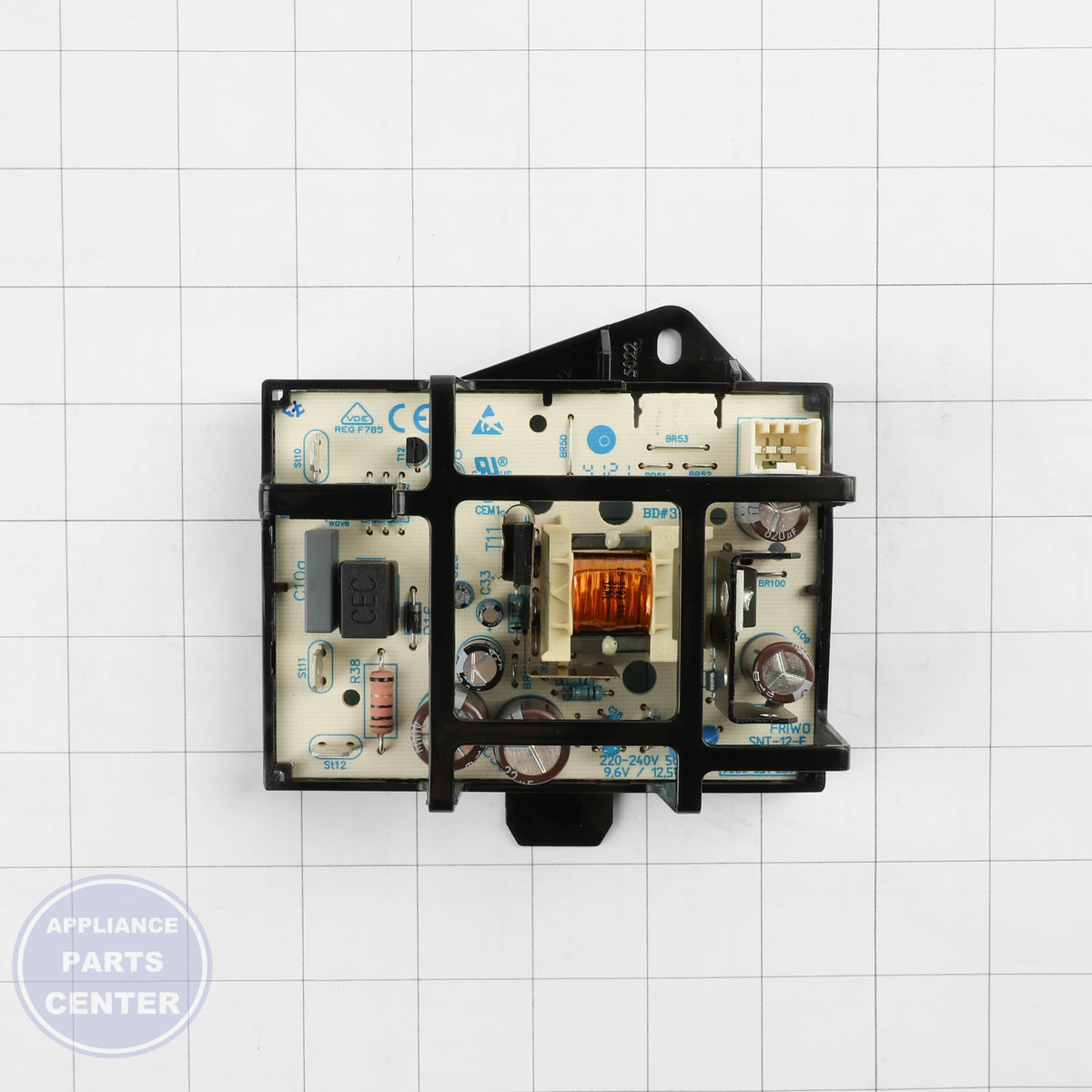 BSH PC BOARD ASSEMBLY-MAINS POWER 00651994 - Installation in BSH models showing key mounting points