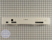BOSCH DISHWASHER FACIA PANEL 00665886 - Main view showing sleek design for various BOS dishwasher models