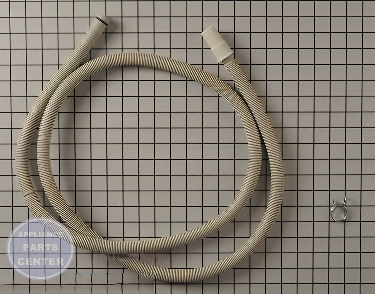 BOSCH DISHWASHER OUTLET HOSE 00668114 - Main view showing water-tight feature for specific models