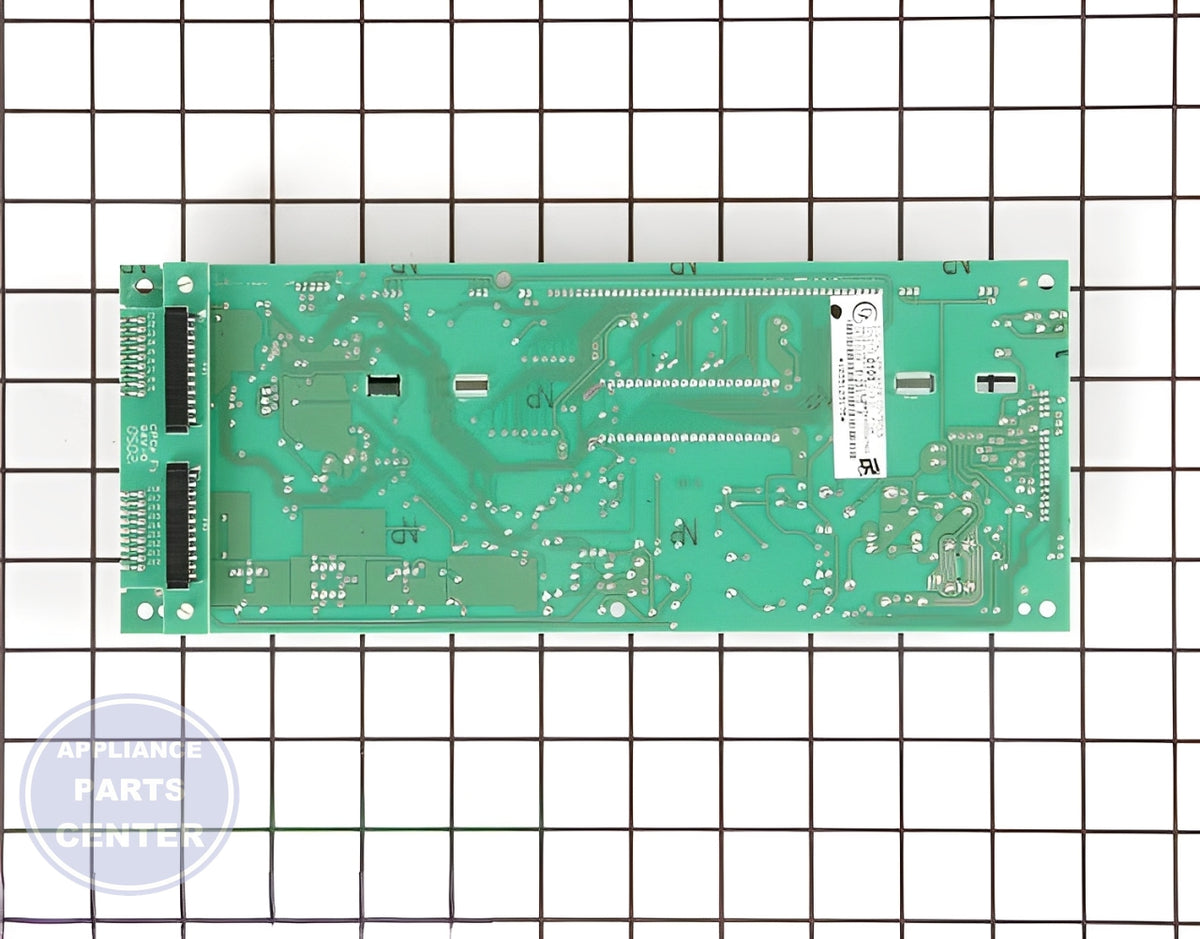 BOSCH OVEN DISPLAY MODULE 00671726 - Detailed view of circuit board and timer functions