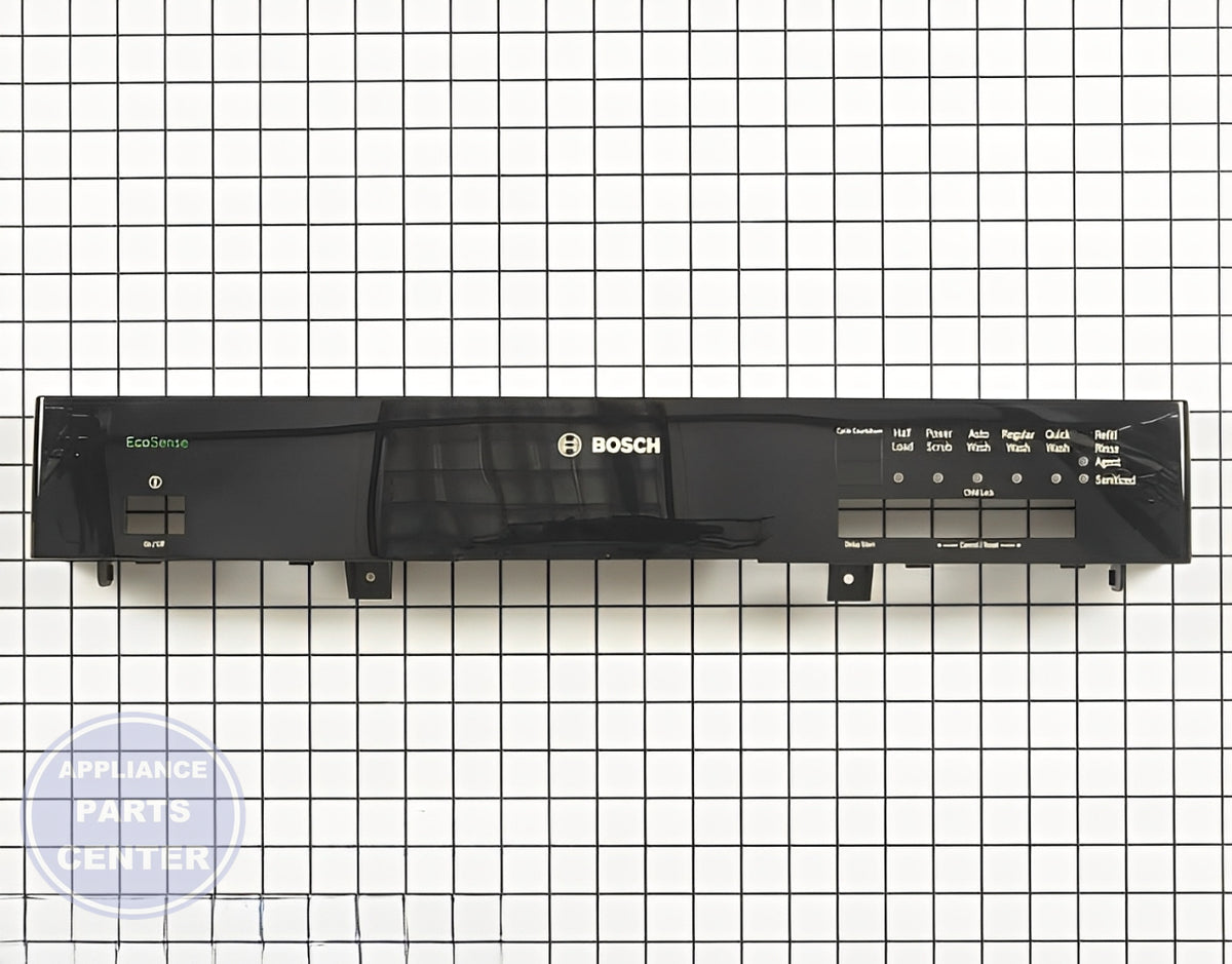 BOSCH DISHWASHER FACIA PANEL 00683957 - Main view showing sleek design for various BOSCH models
