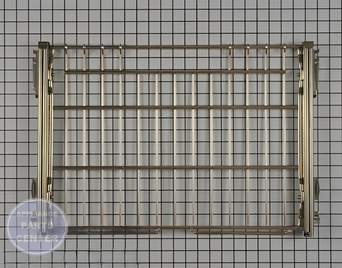 BOSCH OVEN SHELF 00685577 - Detailed view of oven rack and broiler pan
