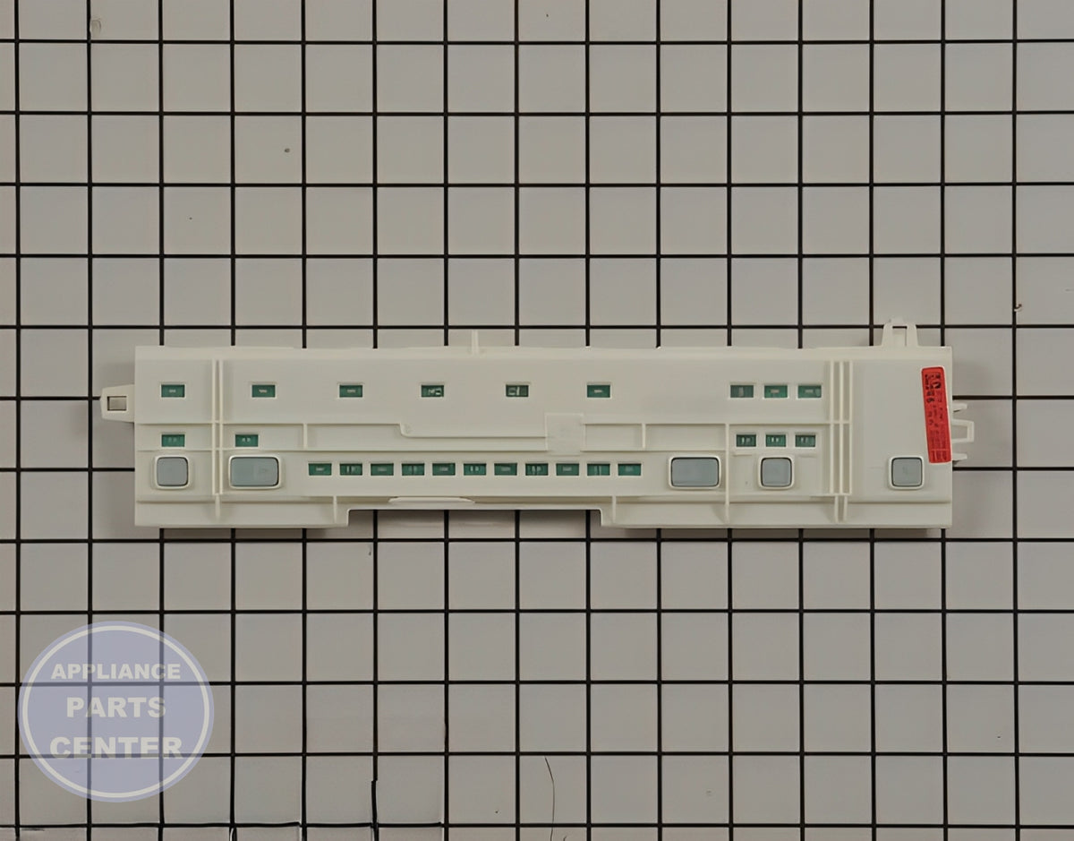 BOSCH DISHWASHER OPERATING MODULE 00705306 - Detailed view of circuit board and timer details