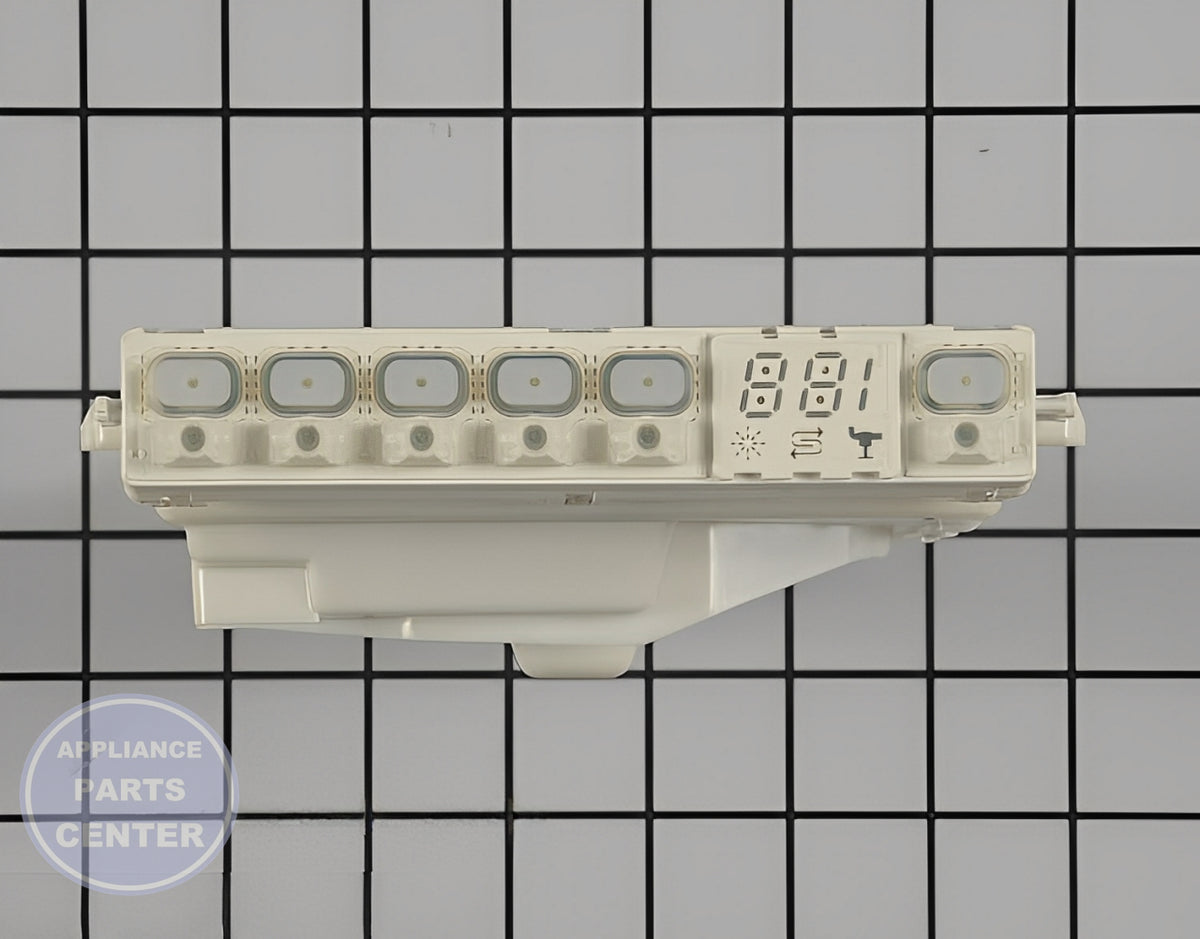 BOSCH DISHWASHER CONTROLLER UNIT 00705665 - Main view showing control panel for specific models