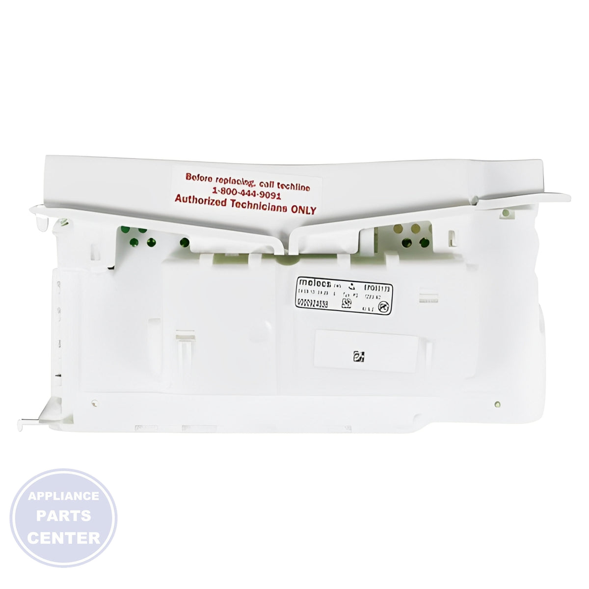 BOSCH DISHWASHER POWER MODULE 00747819 - Side view with specific voltage specs