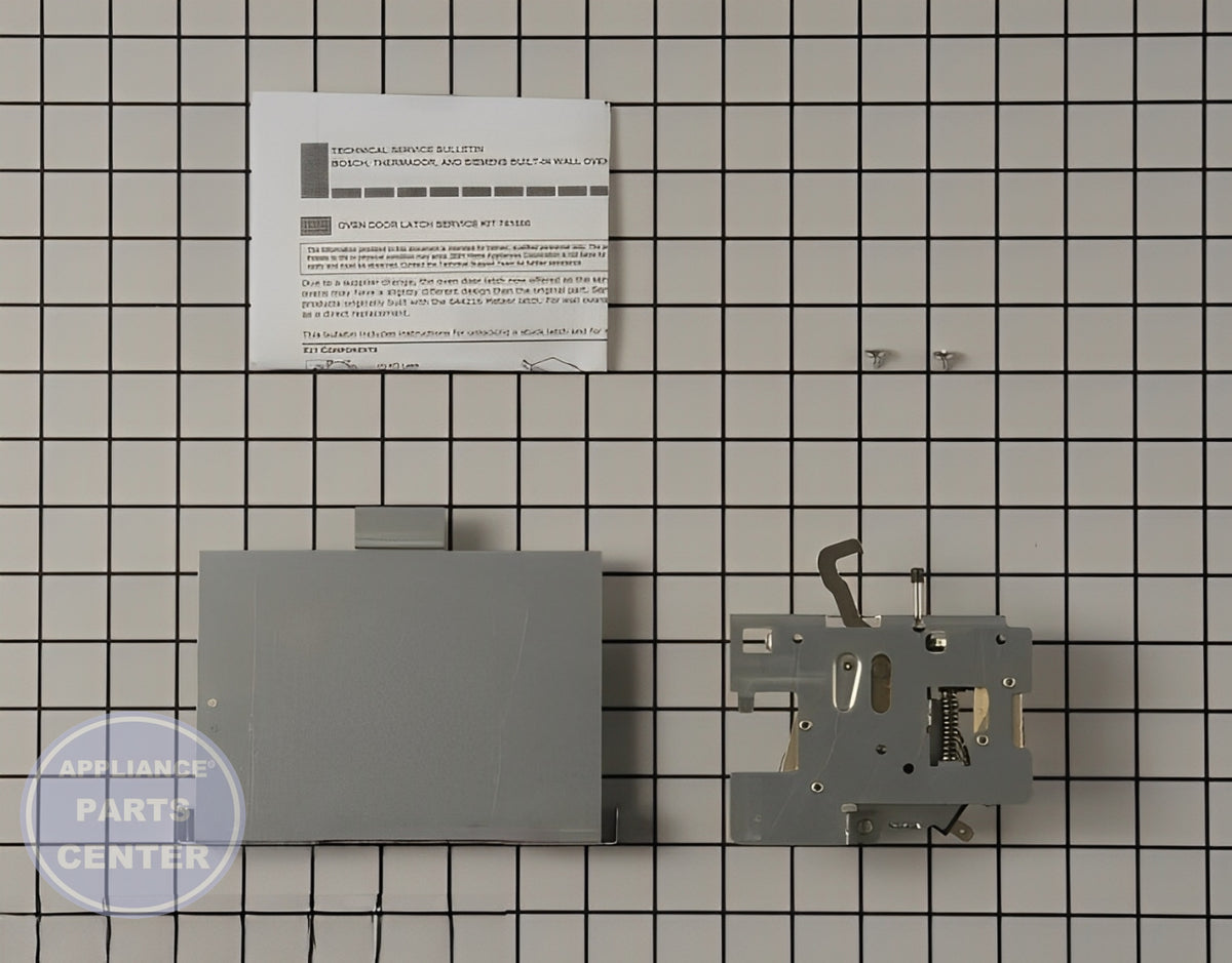 BOSCH OVEN LATCH 00751505 - Detailed view of durable latch mechanism