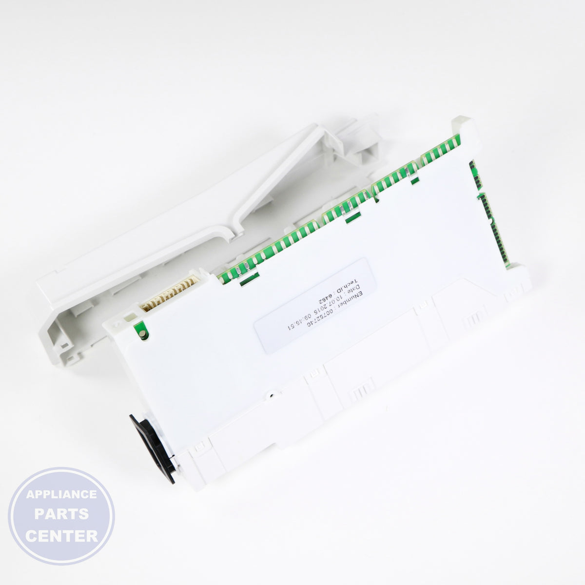CONTROL MODULE PROGRAMMED 00752740 - Side view with precise specifications