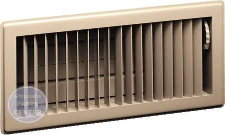 [Brand] 411 Deluxe Floor Diffusers 04 14 GS - Main view showing multi-angle fin setting for improved air distribution in [specific models]