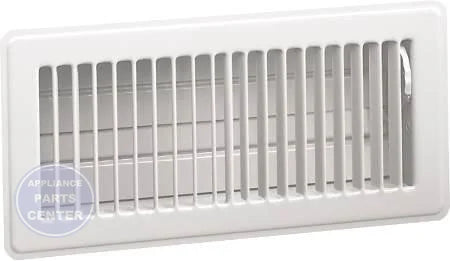 [Brand] 421 Floor Diffusers 04 10 W - Main view showing Multi-angle fin setting for [specific models]