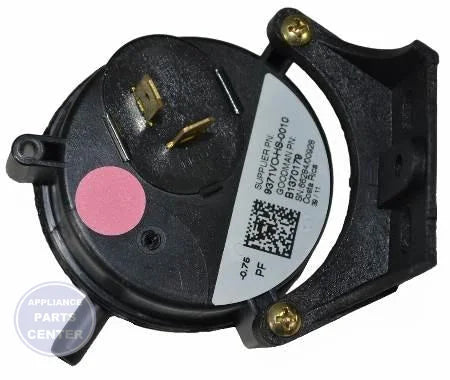 Amana Goodman Pressure Switch 0130F00506S - Main view showing pressure regulation for specific models