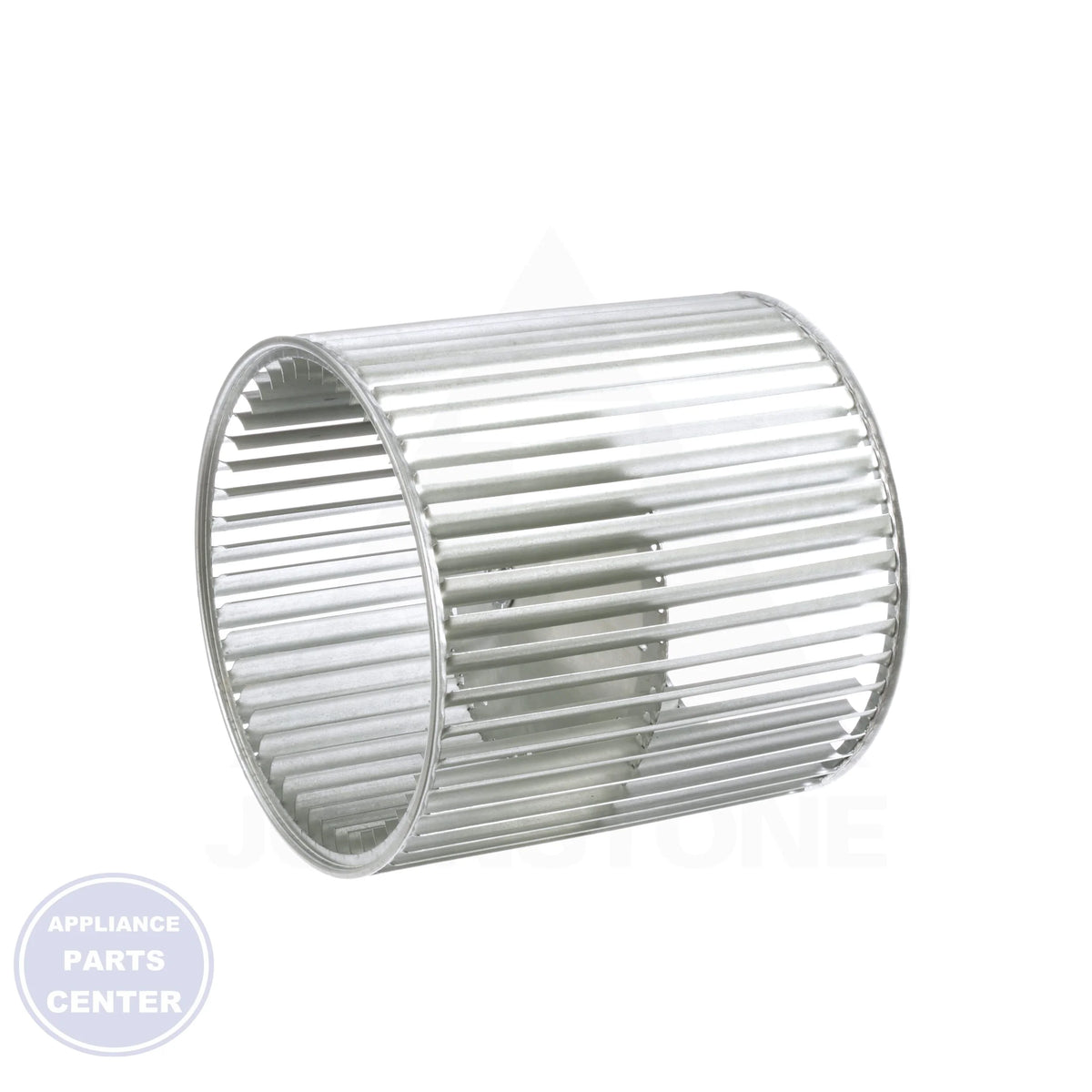 [Brand] Double Inlet Replacement Blower Wheel 01331602 - Detailed view of CW rotation and max RPM 1750