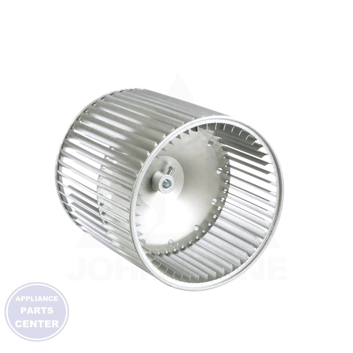 Double Inlet Replacement Blower Wheel 01331602 - Side view with 10-5/8" diameter and 1/2" hub bore